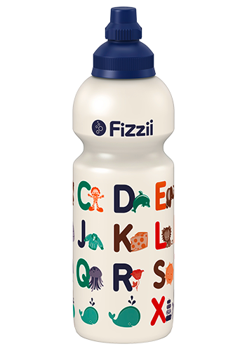 Fizzii Kindertrinkflasche ABC 600 ml
